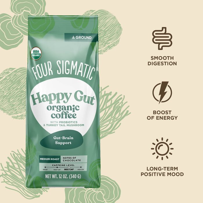 Four Sigmatic Organic Happy Gut Ground Coffee Bag - Image 2