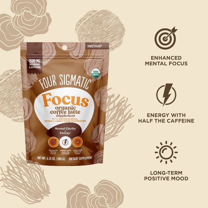 Four Sigmatic Focus Organic Coffee Latte - Image 2