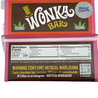 Wonka Chocolate Bar – Oatmeal Creme Pie
